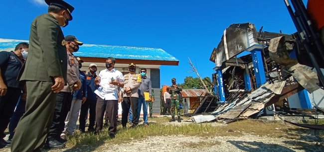 Kapolda : Lima Orang Ditetapkan Tersangka Pembakaran Dua Kantor Pemerintahan di Keerom