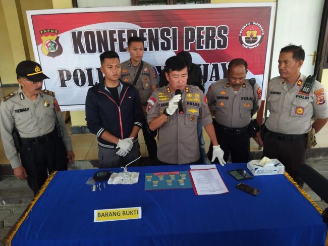 Polisi Tangkap Pengedar Sabu di Wilayah Pegunungan Tengah Papua