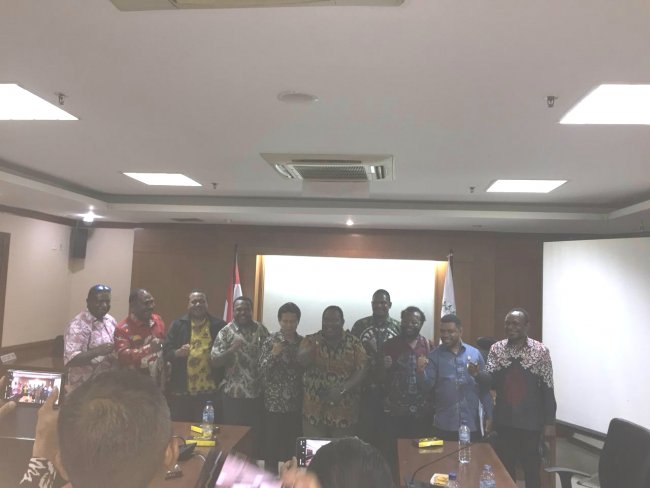 Pansus  DPD Terima Tim Asosiasi Bupati Pemekaran DOB Papua Tengah