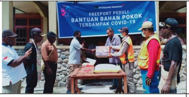 PT Freeport Indonesia Salurkan Bahan Makanan bagi Masyarakat Kamoro dan Amungme