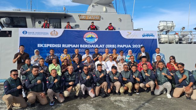 Ekspedisi Rupiah Berdaulat 2025, BI Papua Bawa Uang Tunai Rp14,8 Miliar