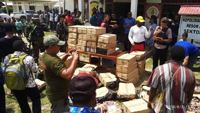 Oknum TNI/Polri Dituding Bekingi Penyelundupan Miras ke Wilayah Pegunungan Papua