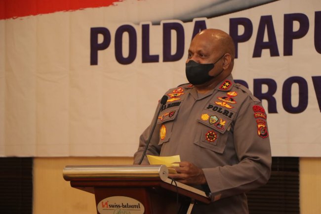 Kapolda Papua Hadiri Pelaksanaan Penandatanganan Perjanjian Kerja Sama Antara Polda Dengan Peradi 