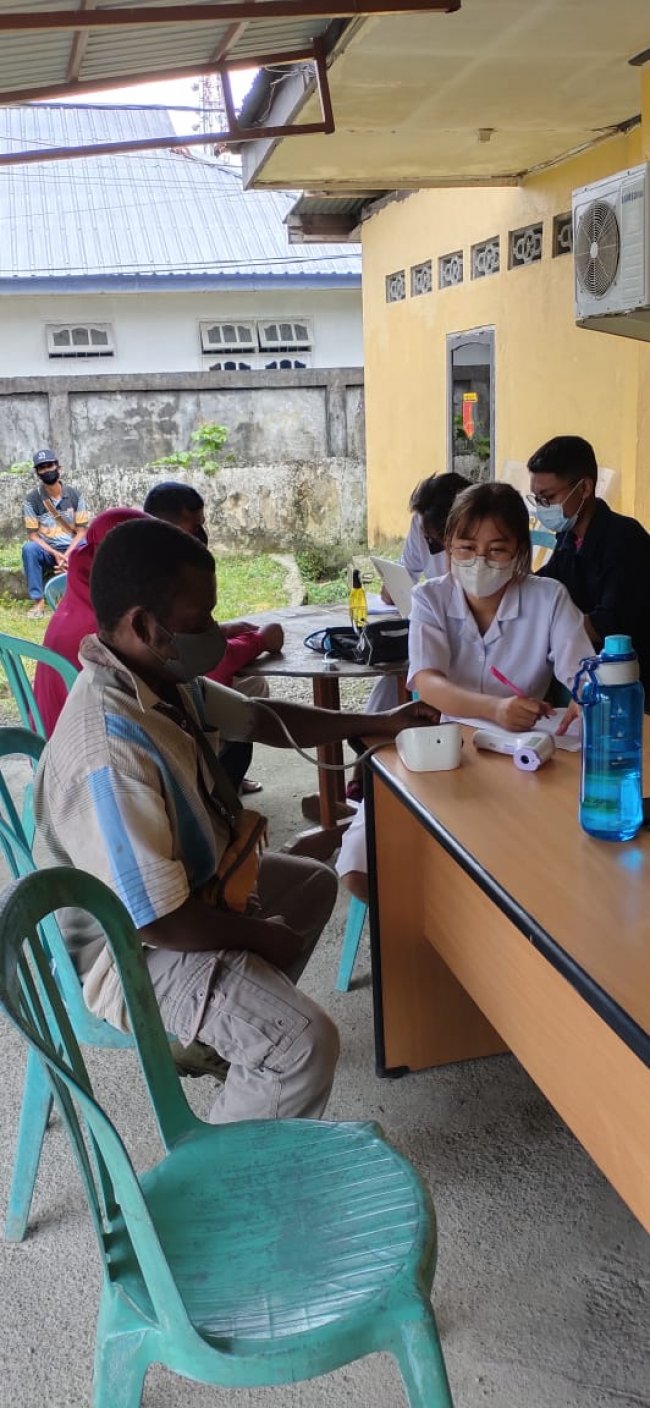 Jelang PON XX Papua 2021, Polres Mimika Terus Tingkatkan Vaksinasi