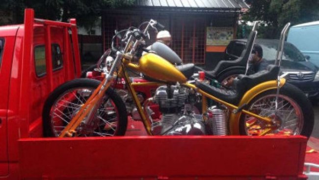 Motor Custom Jokowi Dijual dengan Harga yang Fantastis