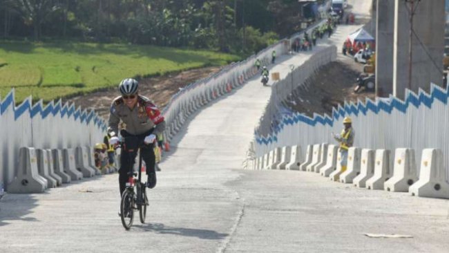 Cerita Kakorlantas Bersepeda keliling Jakarta Sejauh 66 Km