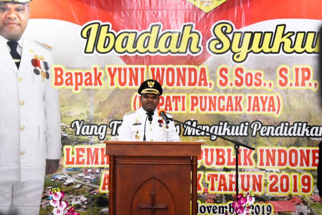 Bupati Puncak Jaya:  Penyaluran Dana Kampung Tetap Mengacu SK Februari 2019  