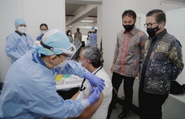 PT Freeport Indonesia Memulai Vaksinasi Karyawan dan Keluarganya
