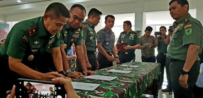 Kodam Cenderawasih Canangkan Pembangunan Zona Integritas Bebas Korupsi