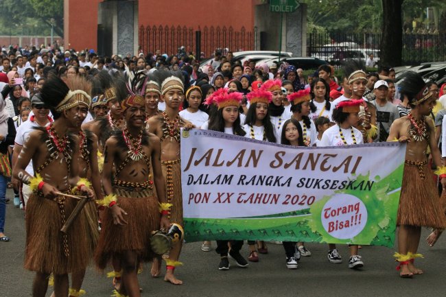 Meriahnya Papua Culture dan Coffe Festival di TMII