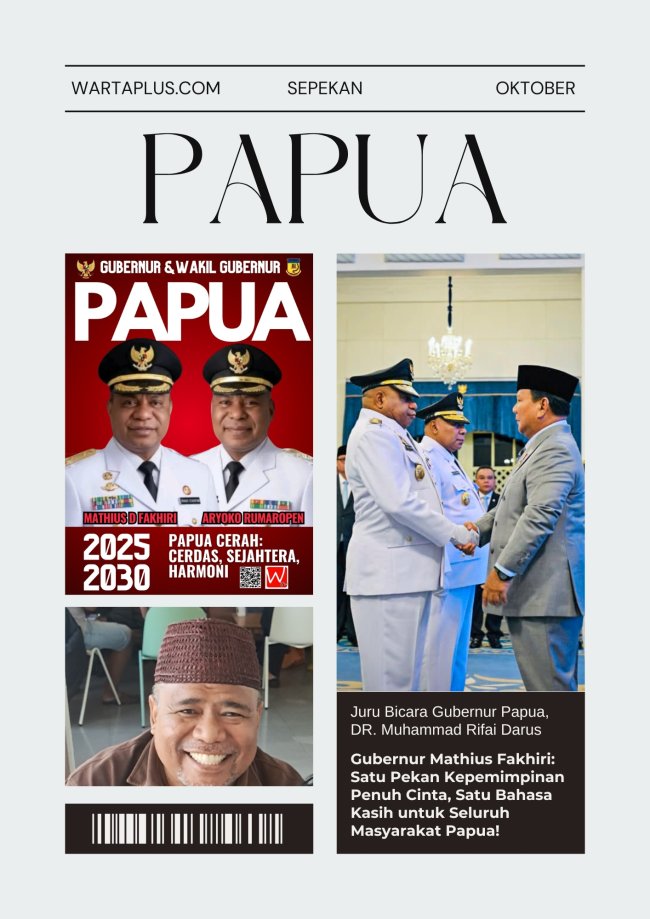 Gubernur Mathius Fakhiri: Satu Pekan Kepemimpinan Penuh Cinta, Satu Bahasa Kasih untuk Seluruh Masyarakat Papua