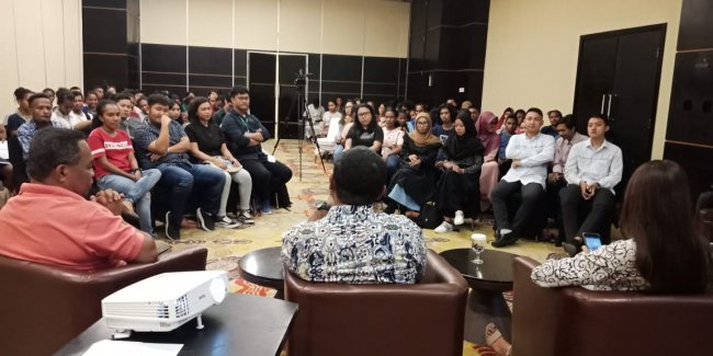 Kitong Bisa  Learning Center Jayapura Sukses Menggelar Talkshow 