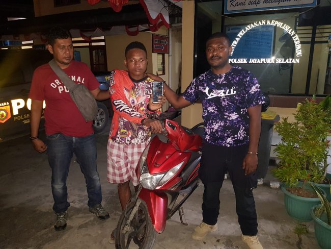 Pelaku Jambret yang Meresahkan Warga Kota Jayapura Akhirnya Ditangkap