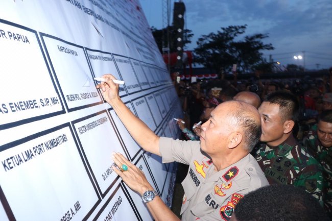 Deklarasi Kesepakatan Damai Bersama Digelar di Kota Jayapura 