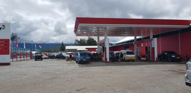 Lembaga Penyalur BBM di Wamena Sementara Waktu tidak Beroperasi