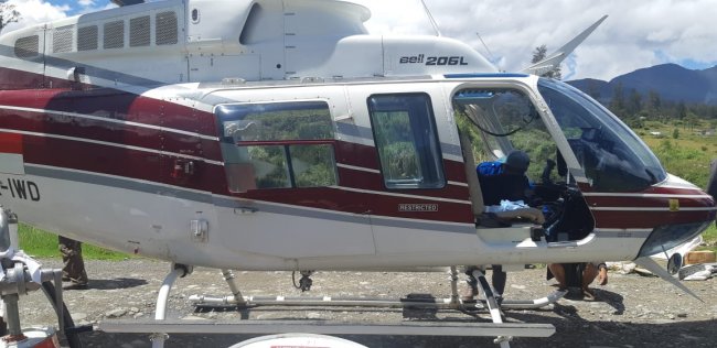 KKB Kembali Berulah Tembaki Helikopter di Ilaga Puncak