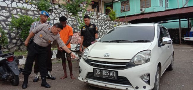 Bawa Kabur Mobil Milik Warga, Seorang Pemuda di Jayapura Diciduk Polisi