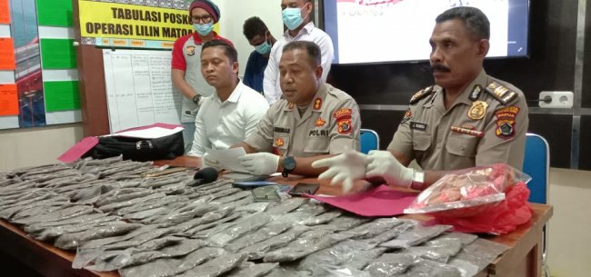 Awal Tahun Polresta Jayapura Ungkap Kasus Narkotika Bernilai Ratusan Juta