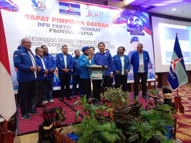Dua Rekomendasi Lahir Dalam Rapimda Partai Demokrat  Provinsi Papua 