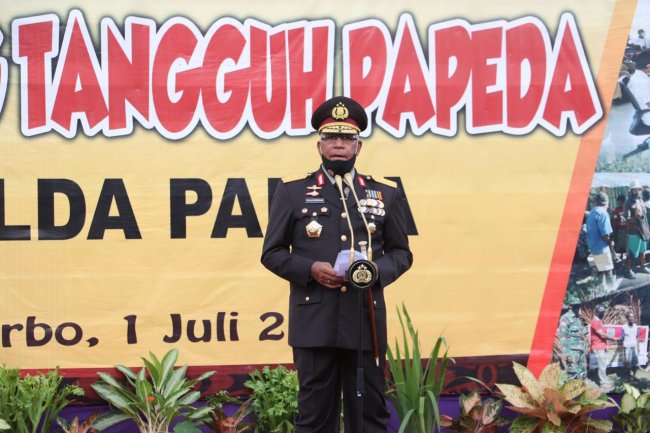 Kapolda Papua Resmikan Kampung Tangguh Papeda di Keerom, Pilot Project Penanganan Covid-19
