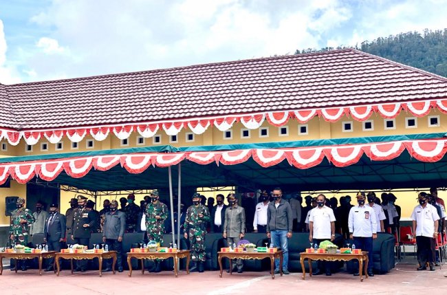 Peringatan Hut Bhayangkara di Puncak Jaya, Tingkatkan Sinergitas TNI Polri dan Masyarakat