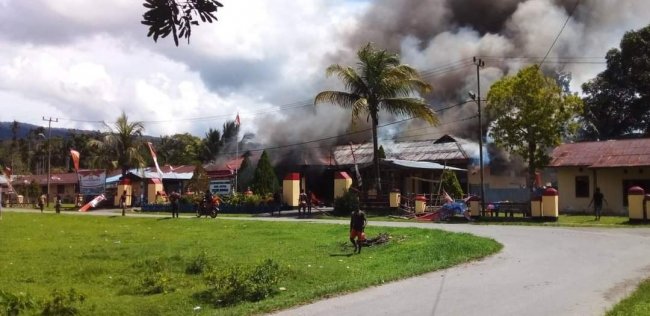 Pasca Pembakaran Polsek Nimboran, Kapolda Papua Masih Menunggu Laporan Lapangan