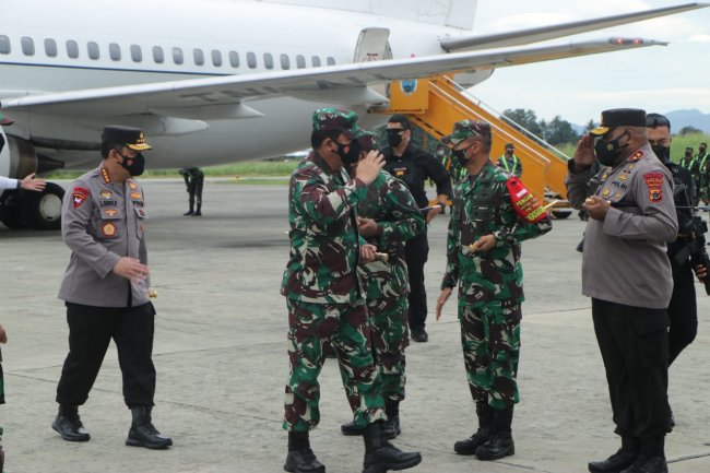 Panglima TNI, Kapolri dan Menpora Lakukan Kunker ke Jayapura dan Merauke
