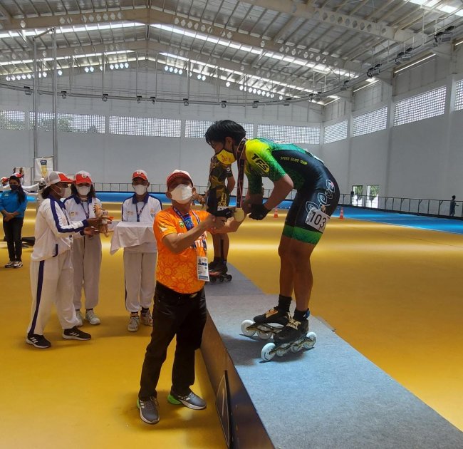 Atlet Papua dan Papua Barat Borong Medali Sepatu Roda 200 Meter Putra