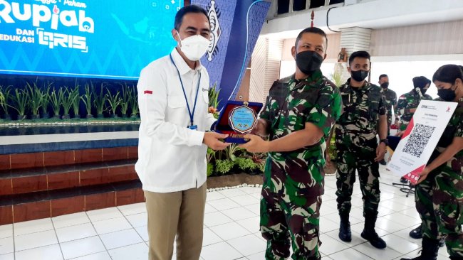 BI Papua Sosialisasikan Penggunaan QRIS, dan CBPR Kepada Jajaran Lantamal X Jayapura