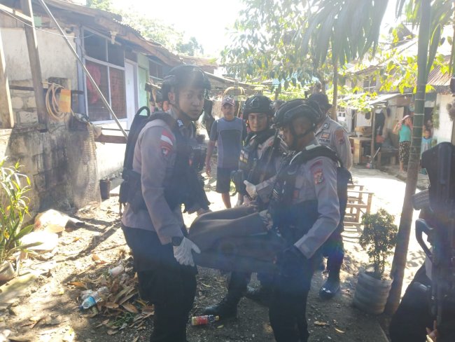 Bom Mortir Peninggalan PD II Ditemukan Warga Kampung Cina Kota Jayapura 