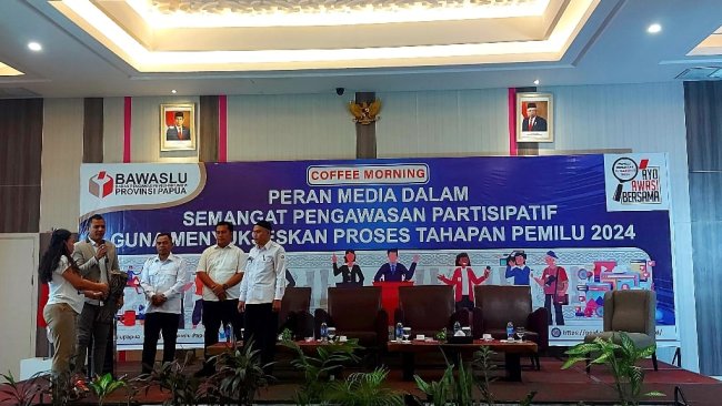 Bawaslu Papua Ajak Media Berkolaborasi Ciptakan Pemilu Serentak 2024 yang Aman dan Damai