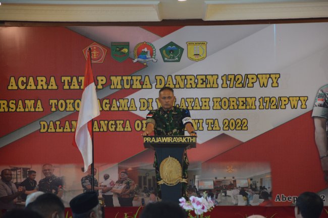 Korem 172/PWY Gelar Operasi Teritorial di Daerah Konflik Nduga Korem 172/PWY Gelar Operasi Teritorial di Daerah Konflik Nduga