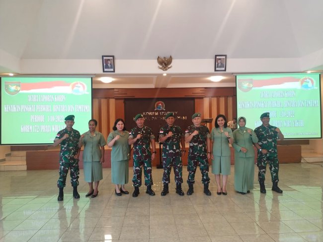 Korps Kenaikan Pangkat Korem 172/PWY, Kasi Ren dan Dandim Jayapura Kini Berpangkat Kolonel