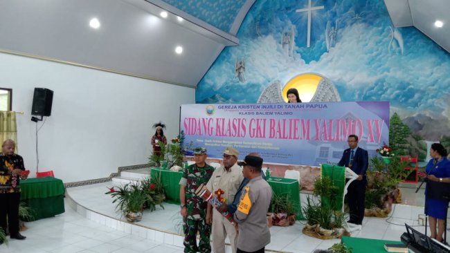 Hadiri Sidang Klasis GKI Baliem Yalimo ke-XV, Ini Harapan Kasdim Jayawijaya 