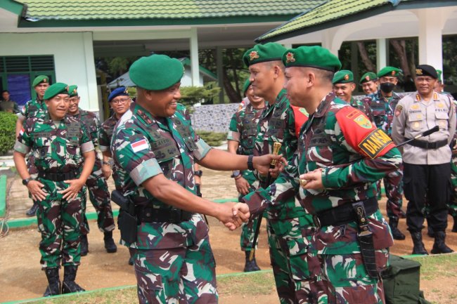 Pangdam Cenderawasih Terima 900 Prajurit Satgas Pamtas Yonif 132/BS dan Yonif 143/TWEJ 