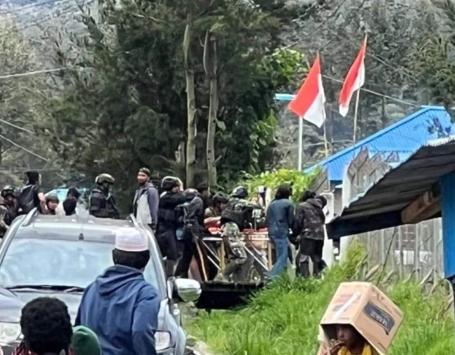 Kelompok Separatis Bersenjata Beraksi di Ilaga, Satu Prajurit TNI Terluka