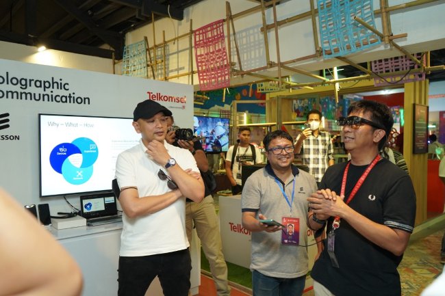 Telkomsel Hadirkan Showcase  Pemanfaatan 5G di Puncak KTT G20