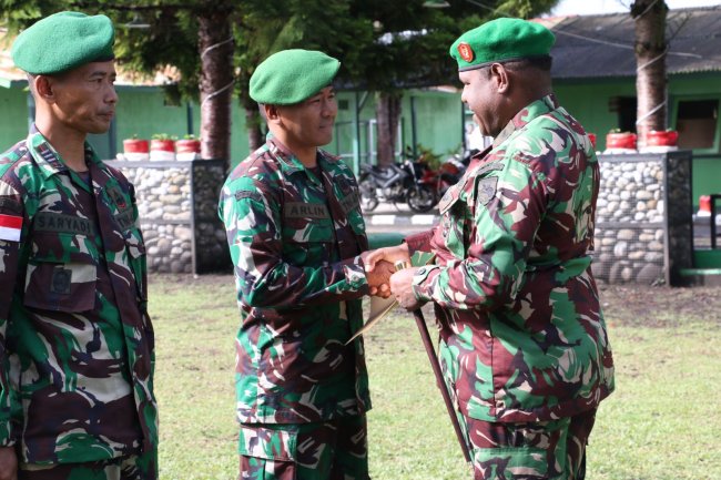 Pimpin Korps Masuk dan Pindah Satuan Empat Perwira, Dandim Jayawijaya Sampaikan Ini