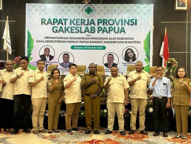Raker Gakeslab Papua Bahas Program Kerja Hingga Pendistribusian Alat Kesehatan