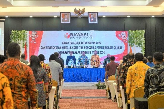 Bawaslu Papua Raker Terakhir Tahapan Pilkada 2024 Bersama 29 Kabupaten/Kota