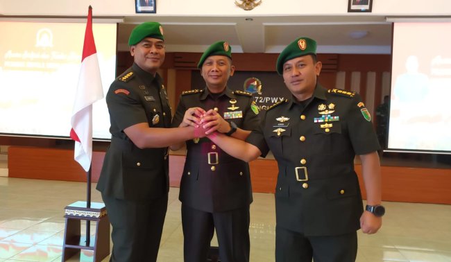Jabatan Kasilog Korem 172/PWY Kini Diemban Kolonel CZI Surya Supratman