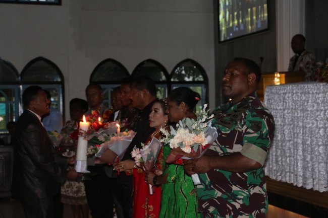 Ibadah Natal Pemda Jayawijaya Bersama TNI-Polri dan Masyarakat
