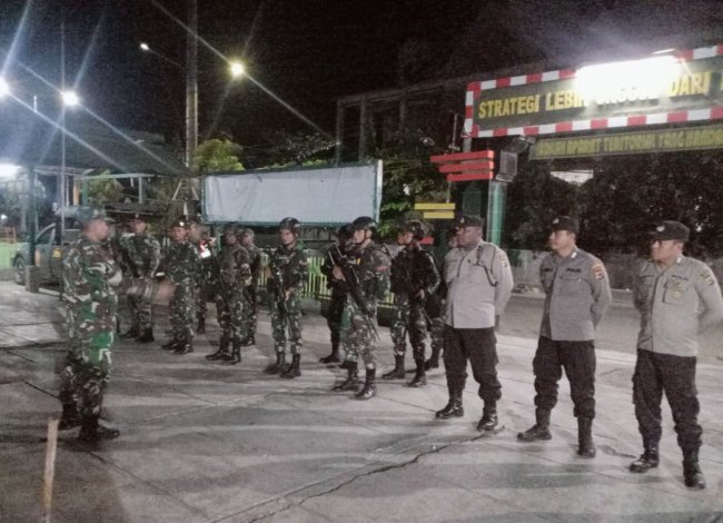 Antisipasi Gangguan Kamtibmas, TNI Polri di Jayapura Intensifkan Patroli Gabungan 