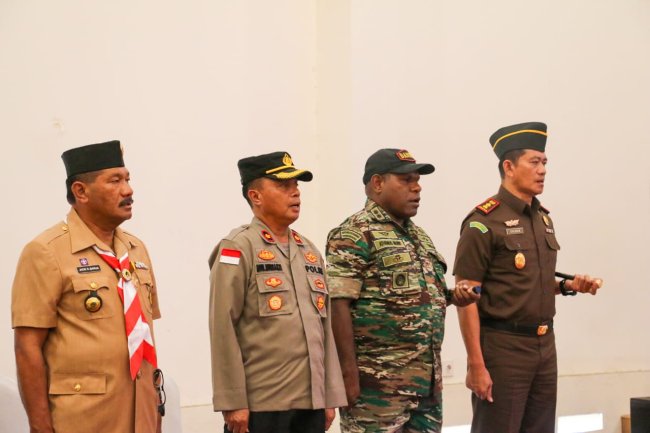 Pengukuhan Ketua Kwartir Cabang Jayawijaya, Dandim Tegaskan Siap Dukung Setiap Program Pramuka
