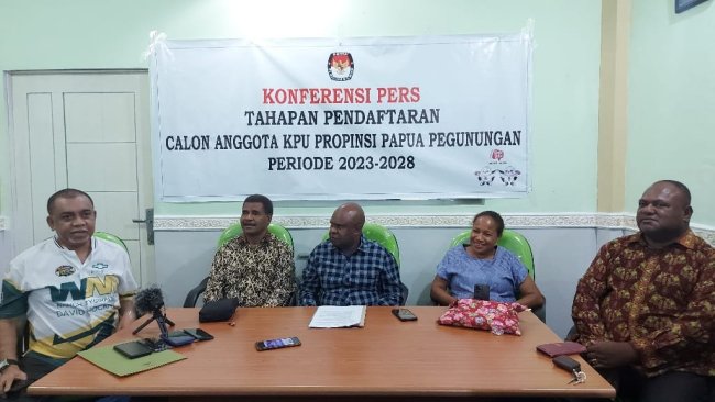 Pendaftaran Balon Anggota KPU Papua Pegunungan Mulai Dibuka Hari Ini, di Jayapura dan Wamena