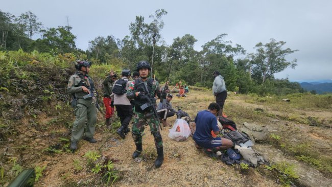 TNI Polri Berhasil Kuasai Distrik Paro yang Sebelumnya Diduduki Kelompok Egianus Kogoya