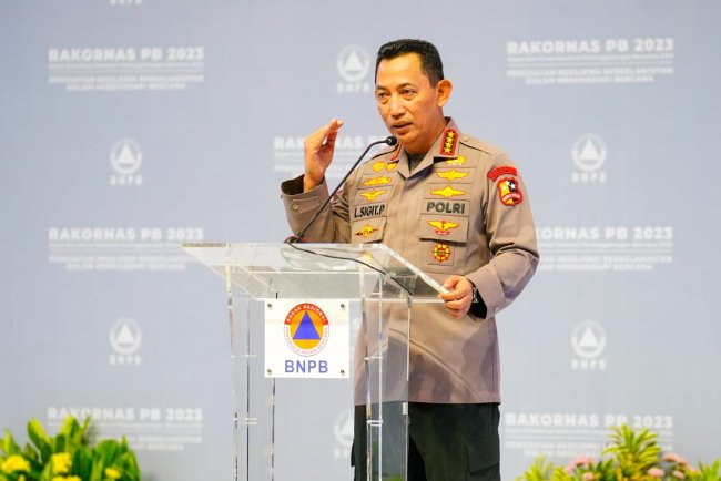 Kapolri Tekankan Pentingnya Penguatan Manajemen Resiko Bencana Alam di Indonesia