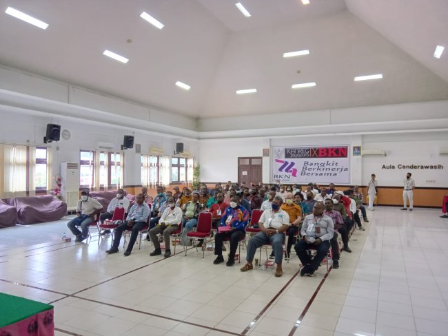 63 Bakal Calon Anggota KPU Papua Pegunungan Ikuti Seleksi Tertulis