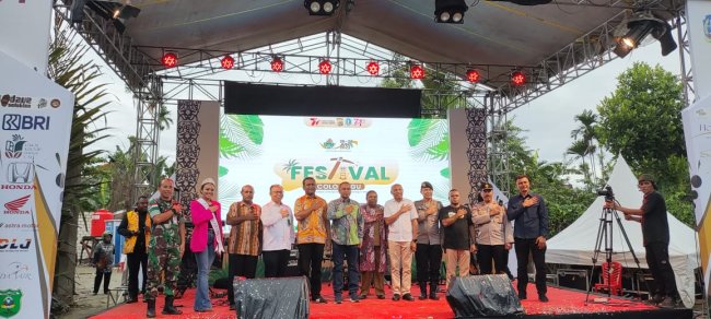 Meriahkan Hut Bhayangkara ke-77, Polres Jayapura Gelar Festival Colo Sagu