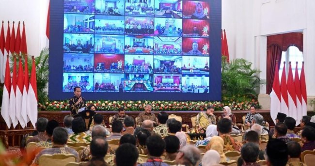 Gubernur Waterpauw Hadiri Pembukaan Rakornas Pengendalian Inflasi di Istana Negara
